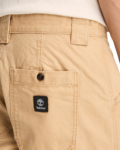 SHORT TIMBERLAND CARGO POPLIN BEIGE