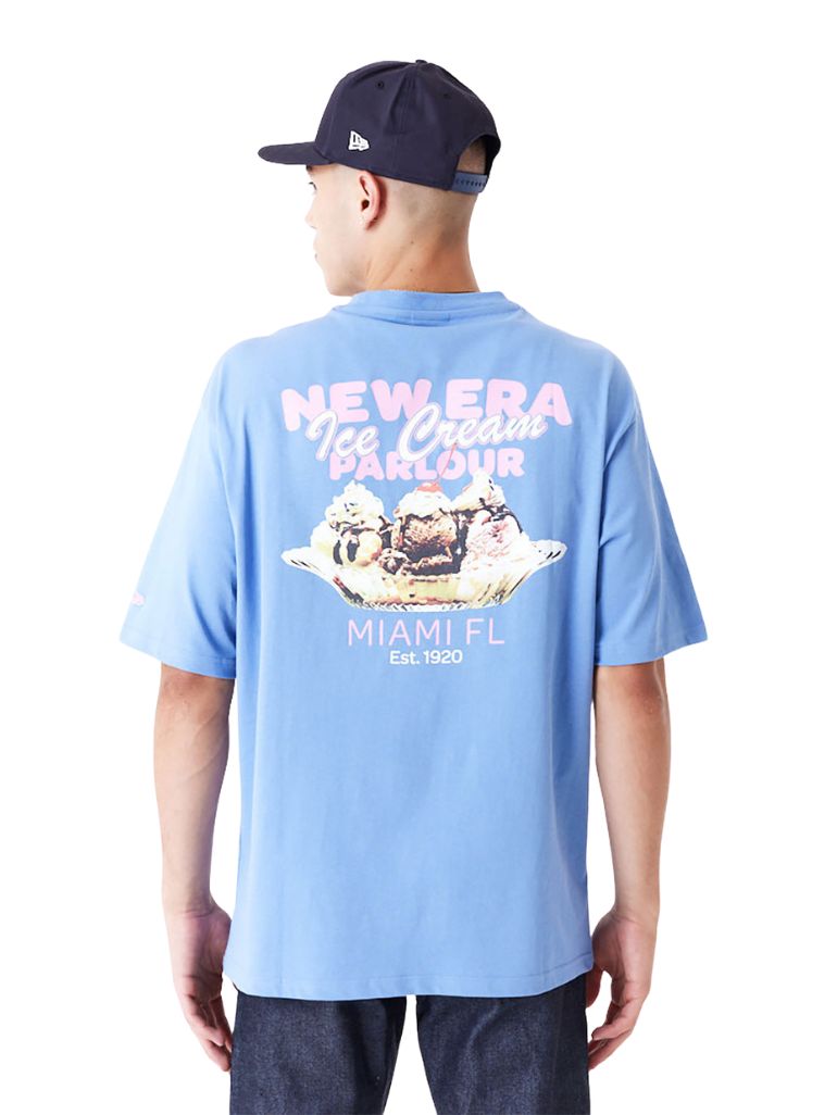 TSHIRT NEW ERA FOOD GRAPH BANANASPLIT BLEU