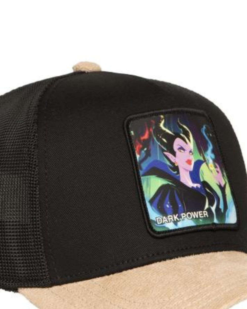 TRUCKER CAPSLAB MALEFIQUE NOIR/BEIGE