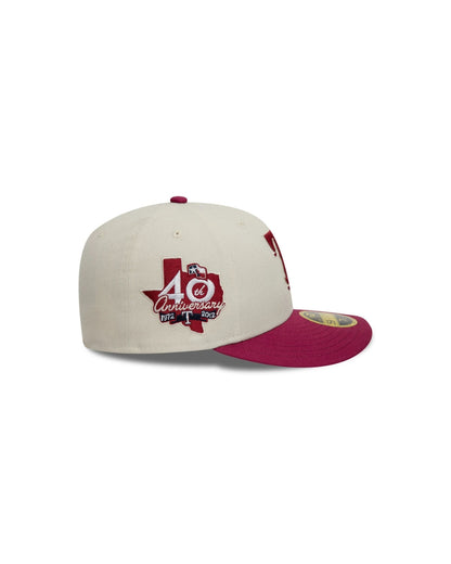 CASQUETTE NEW ERA 59 FIFTY LOW PROF TXS RANGERS