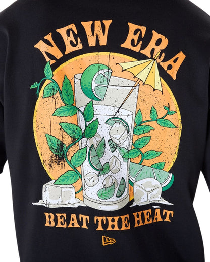 TSHIRT NEW ERA DRINK GRAPHIC NOIR