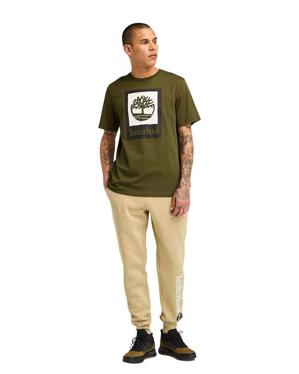 T-SHIRT TIMBERLAND SLEEVE KAKI