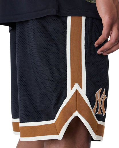 SHORT NEW ERA FLORAL MESH NY YANKEES NOIR