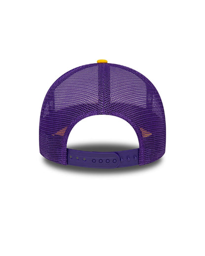 TRUCKER NEW ERA VIOLET/JAUNE LA LAKERS