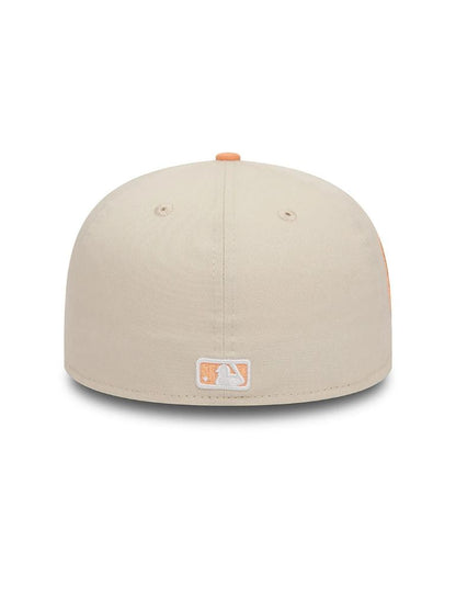 CASQUETTE NEW ERA 59 FIFTY CUBS CHICAGO BEIGE/PECHE