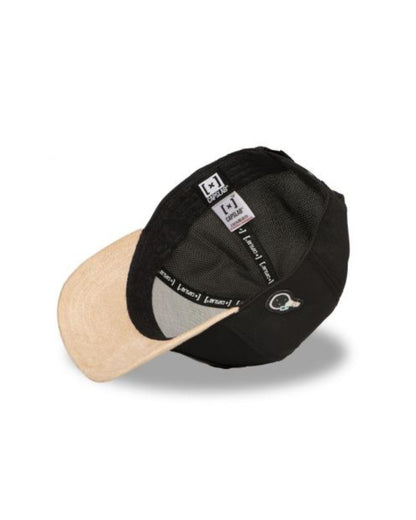 TRUCKER CAPSLAB MALEFIQUE NOIR/BEIGE