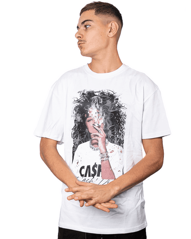 T-shirt Cashville Rihanna Blanc