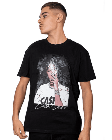 T-shirt Cashville Rihanna Noir