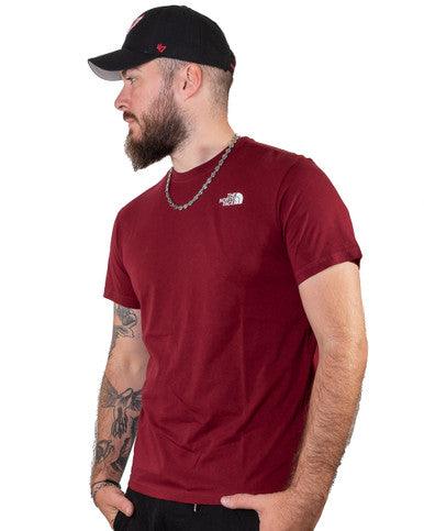 Tee Shirt Red Box Cel A7X1K The North Face Bordeaux - Cashville