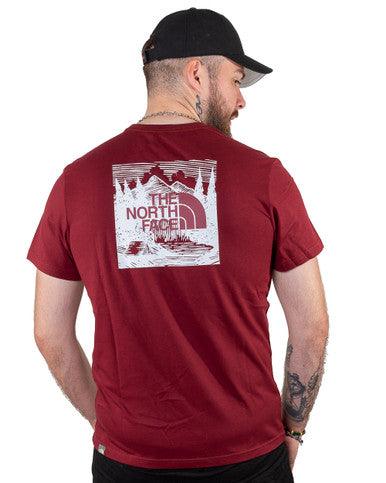 Tee Shirt Red Box Cel A7X1K The North Face Bordeaux - Cashville