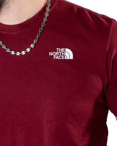 Tee Shirt Red Box Cel A7X1K The North Face Bordeaux - Cashville