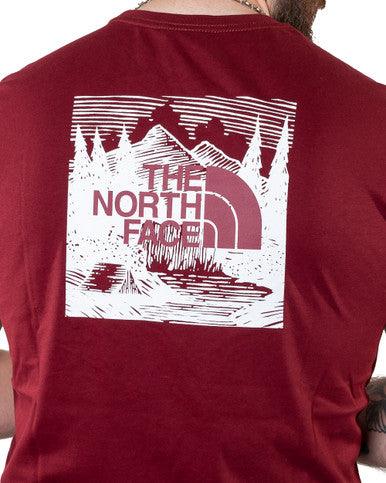 Tee Shirt Red Box Cel A7X1K The North Face Bordeaux - Cashville