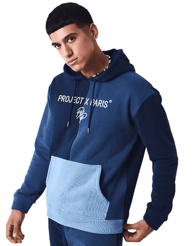 Hoodie Project X Paris Capuche Bleu - Cashville