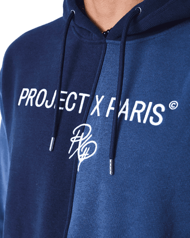 Hoodie Project X Paris Capuche Bleu - Cashville