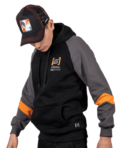 Hoodie Naruto Noir/Orange Capslab - Cashville