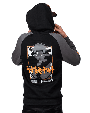 Hoodie Naruto Noir/Orange Capslab - Cashville