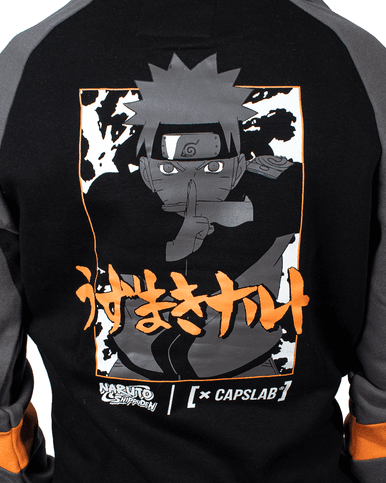 Hoodie Naruto Noir/Orange Capslab - Cashville