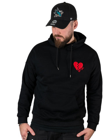 HOODIE PROJECT X PARIS COEUR BRISE NOIR - Cashville