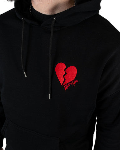 HOODIE PROJECT X PARIS COEUR BRISE NOIR - Cashville