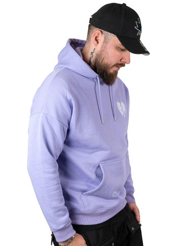 HOODIE PROJECT X PARIS COEUR BRISE VIOLET - Cashville