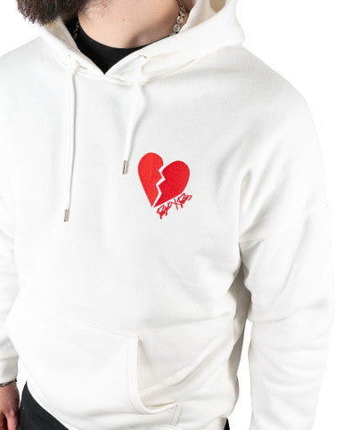 HOODIE PROJECT X PARIS COEUR BRISE BLANC - Cashville