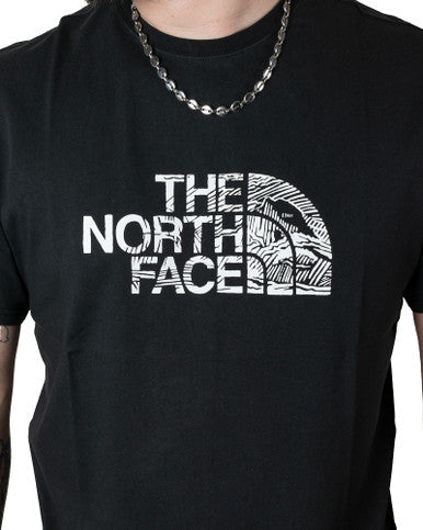 T-Shirt Woodcut Dome A827H Noir The North Face - Cashville