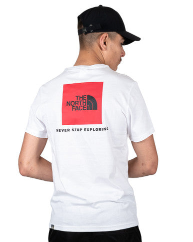 T-Shirt The North Face Red Box Blanc