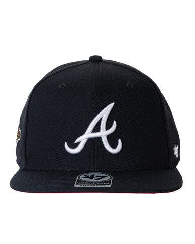 CASQUETTE PLATE 47 BRAND ATLANTA BRAVES BLEU - Cashville