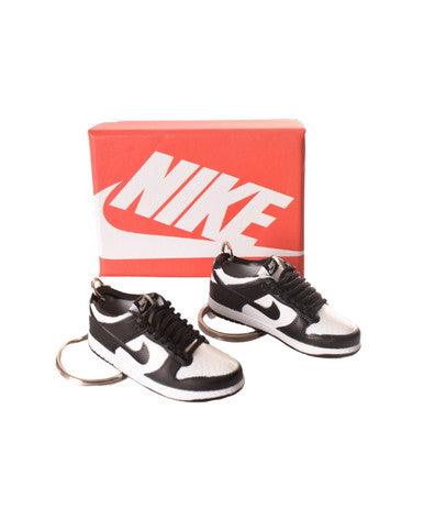 PORTE-CLES MINI SNEAKERS DUNK "PANDA" NOIR (EXCLUSIVITÉ : BOÎTE + 2 PORTE-CLÉS) - Cashville