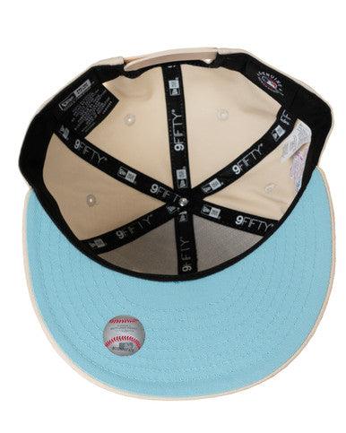 CASQUETTE SNAPBACK NEW ERA OAKLAND ATHLTICS BEIGE - Cashville