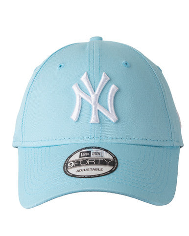 CASQUETTE NEW ERA 9 FORTY NEW YORK YANKEES BLEU CIEL - Cashville