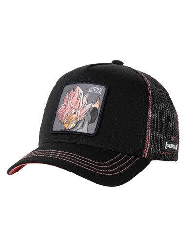 CASQUETTE TRUCKER CAPSLAB BLACK GOKU NOIR - Cashville