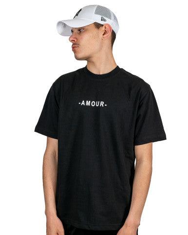 T-Shirt Oversize ADJ "AMOUR" NOIR
