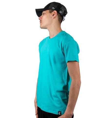T-Shirt CASHVILLE Uni Bleu Turquoise