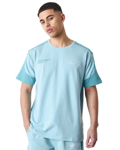 T-SHIRT PXP TWO-TONE BLEU-FONCE - Cashville