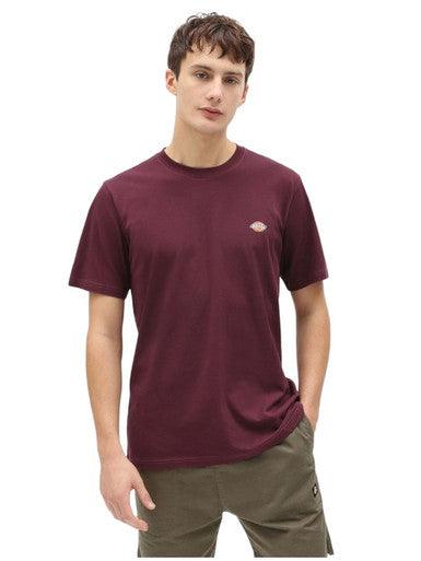 TSHIRT DICKIES MAPLETON A MANCHE COURTE BORDEAUX - Cashville