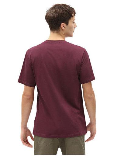 TSHIRT DICKIES MAPLETON A MANCHE COURTE BORDEAUX - Cashville