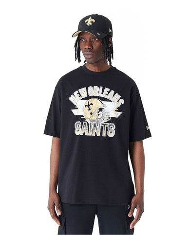 T-shirt Oversize New Orleans Saints NFL NOIR - Cashville