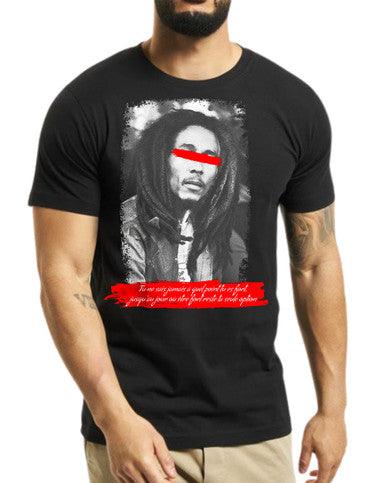 T-Shirt Cashville Légende Bob Marley Noir