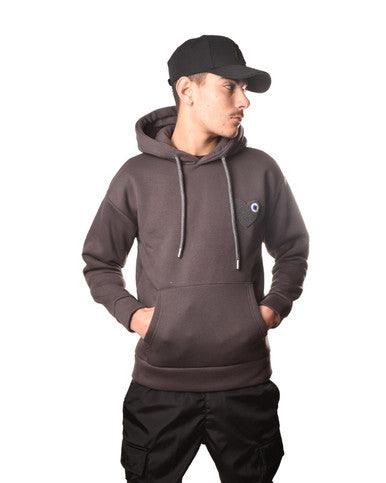 HOODIE ADJ GRIS COEUR GRIS - Cashville