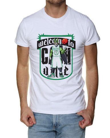 T-Shirt Cashville DBZ Cell Boston Celtics Blanc