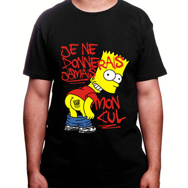 T-shirt Cashville Noir - Bart Cul