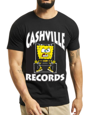 T-shirt Sponge Bob Noir - Cashville