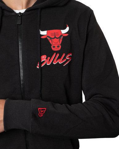 Sweat Capuche Oversize Large Half Logo Chicago Bulls New Era.