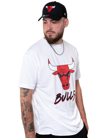 Tee Shirt Chicago Bulls Script Mesh New Era