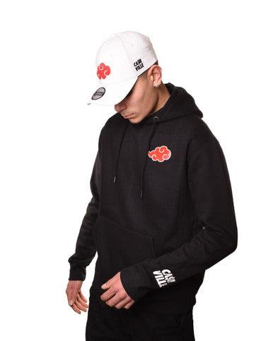 Hoodie à capuche Itachi Uchiwa Noir - Cashville