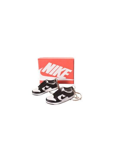 PORTE-CLES MINI SNEAKERS DUNK "PANDA" NOIR (EXCLUSIVITÉ : BOÎTE + 2 PORTE-CLÉS) - Cashville