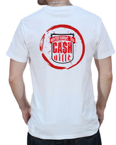 T-shirt Cashville Tortue Géniale Blanc