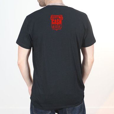 T-shirt Cashville Noir - Bart Cul