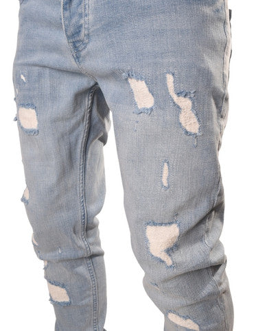 JEAN PROJECT X PARIS SKINNY EFFET GRATTE BLEU CLAIR - Cashville